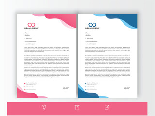 Obraz premium Corporate Modern Business Letterhead design