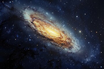 Fototapeta premium Celestial scenes of outer galaxy