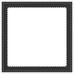 Gothic stylised ornamental frame. Floral patterned decoration.