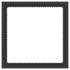 Gothic stylised ornamental frame. Floral patterned decoration.