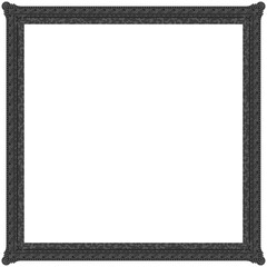 Gothic stylised ornamental frame. Floral patterned decoration.