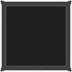 Gothic stylised ornamental frame. Floral patterned decoration.