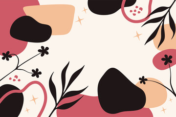 seamless background with flowers