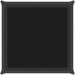 Gothic stylised ornamental frame. Floral patterned decoration.