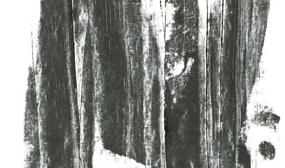 Obraz premium Abstract Grunge black and white background with spots of paint and stains, illustration