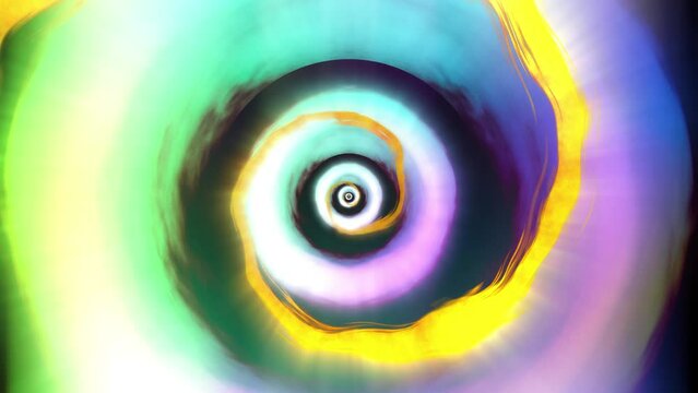 Hypnotic Portal Spinning Smoke Droste