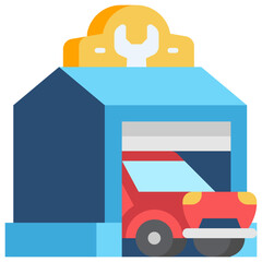 Workshop Flat Icon