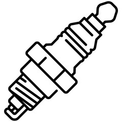 Spark Plug line Icon