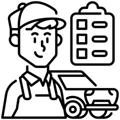 Technician line Icon