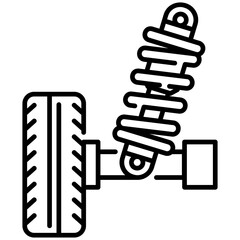 Suspension line Icon