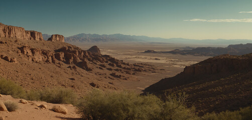 panorama of the mountains