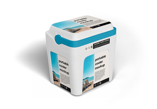 Portable Cooler Mockup