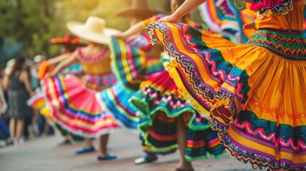 Fototapeta premium traditional folk dance