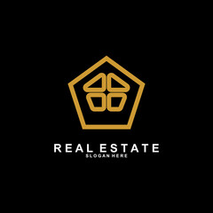 Logo design for a Real estate company in a modern style.