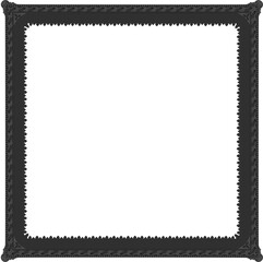 Gothic stylised ornamental frame. Floral patterned decoration.