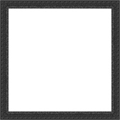 Gothic stylised ornamental frame. Floral patterned decoration.