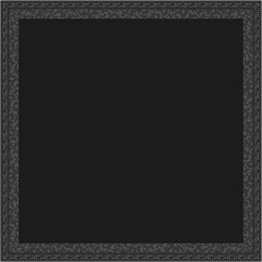 Obraz premium Gothic stylised ornamental frame. Floral patterned decoration.
