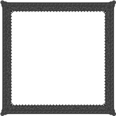 Gothic stylised ornamental frame. Floral patterned decoration.