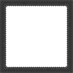 Gothic stylised ornamental frame. Floral patterned decoration.