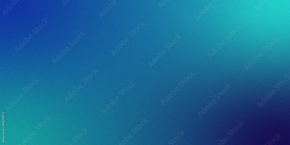 Aufkleber gradient abstract ocean blue background. teal green blue color gradient background with glowing roug