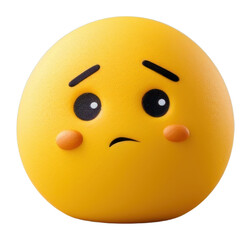 Fototapeta premium PNG Sad emoji anthropomorphic representation investment.