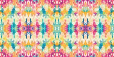 Seamless batik pattern,Seamless tribal batik pattern,and Seamless colorful pattern resemble ethnic boho, Aztec,and ikat styles.designed for use in wallpaper,fabric,curtain,carpet,Batik Embroidery