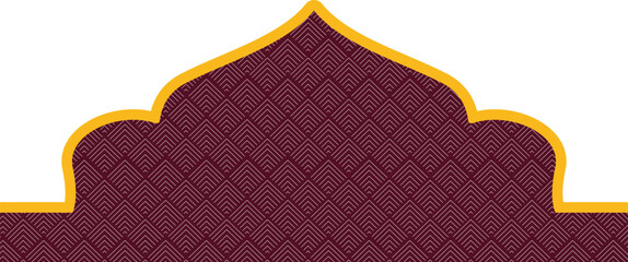 Islamic Footer Pattern Decoration