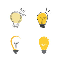 Bulb technology ilustration