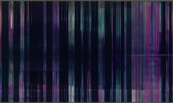Digital texture shows signal error effect, abstract visual noise on dark background