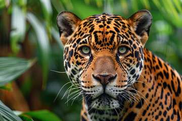 Obraz premium Portrait of wild Jaguar cat