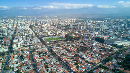Cityscape of Salta City in Argentina