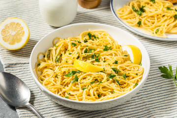 Italian Homemade Lemon Pepper Pasta
