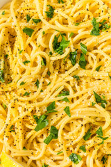 Italian Homemade Lemon Pepper Pasta
