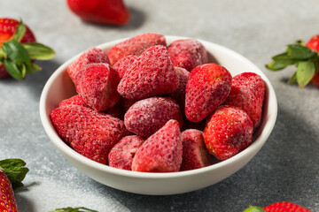Cold Frozen Organic Strawberries