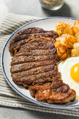 Healthy Breakfast Steak and Eggs