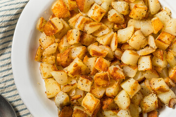 Homemade Fried Potato Hash Browns
