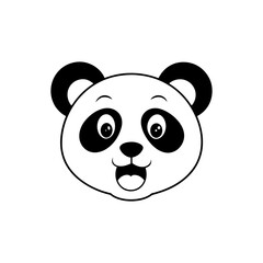 Cartoon Panda Face