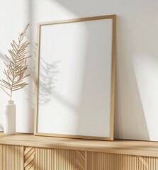 Mockup. Elegant Room Design.