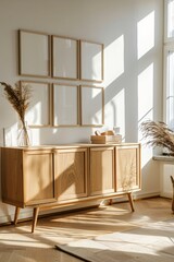 Mockup. Elegant Room Design.