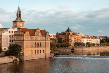 Praga most karola miasto Pragha Charles bridge © Emilia