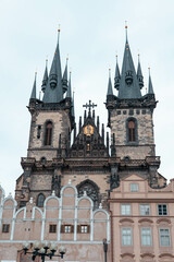 Obraz premium church cathedral the czech republic 