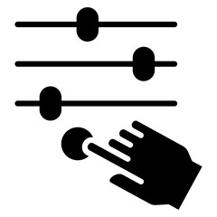 Control Switch  Icon Element For Design