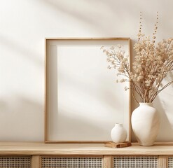 Mockup. Elegant Room Design.