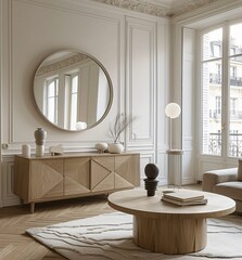 Mockup. Elegant Room Design.