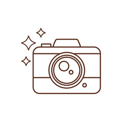 Retro camera icon
