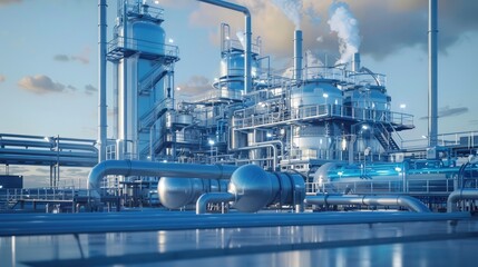 Hydrogen extraction process Exhibiting the sustainable transformation of energy resources.