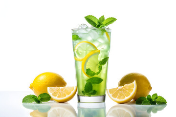 Fototapeta premium glass of lemonade