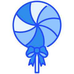 Lollipop Blue Color Icon