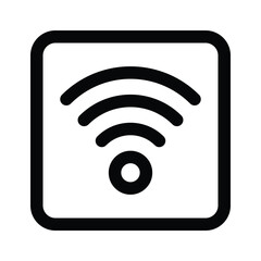 Wifi signals icon design isolated on white background