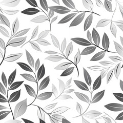 botanical leaves leaf multi colors seamless pattern, wallpaper, cute design for fabric, interior decor, wrapping paper, painting, abstract decor